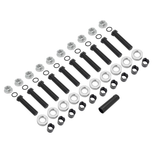 RTS Wheels Studs, Screw-In, 5/8 -18 in., 3 in. Length, Lug Nuts, Spacers, 0.435 - Picture 2 of 2