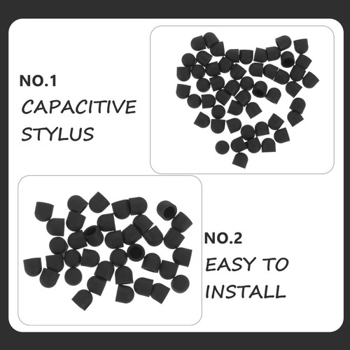 50 Pcs Stylet Pointe Embouts Stylo pour Écrans Tactiles Surface Remplacement - Photo 4 sur 12