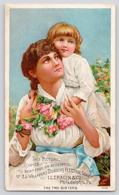 #ad Dobbins Electric Soap L.L. Craig amp; Co Philadelphia PA Victorian Trade Card $11.24