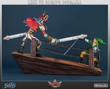 First 4 Figures Legend of Zelda Sandship Base Link vs Scervo Diorama 20" Resin S