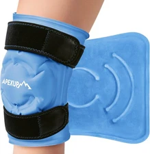 APEXUP Ice Pack for Knee Pain Relief, Large Reusable Wrap After Large-1PK 