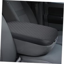 Center Console Cover Compatible Jump Seat Console 2002-2012 Ram Black Leather