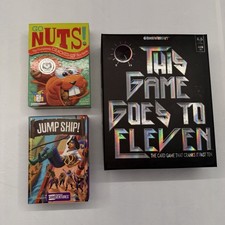 Lot (3) Gamewright Games, Go Nuts, Jump Ship!...