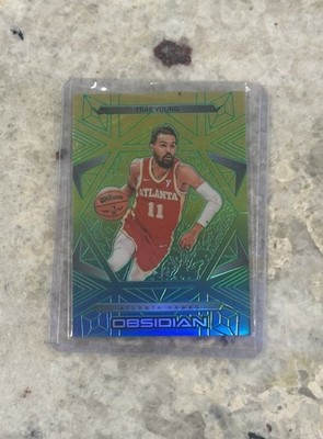 2024-25 Panini Obsidian #73 Trae Young Electric Etch Caldera Hawks/Wizards