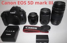 Canon EOS 5D Mark III Full Frame Camera Kit 22MP with Lenses and Accessories