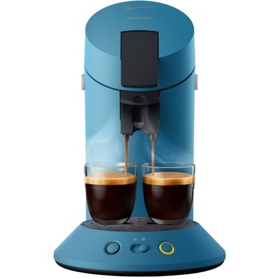 Philips CSA210/00 Senseo Original Plus Kaffeepadmaschine taubenblau, Crema Plus 