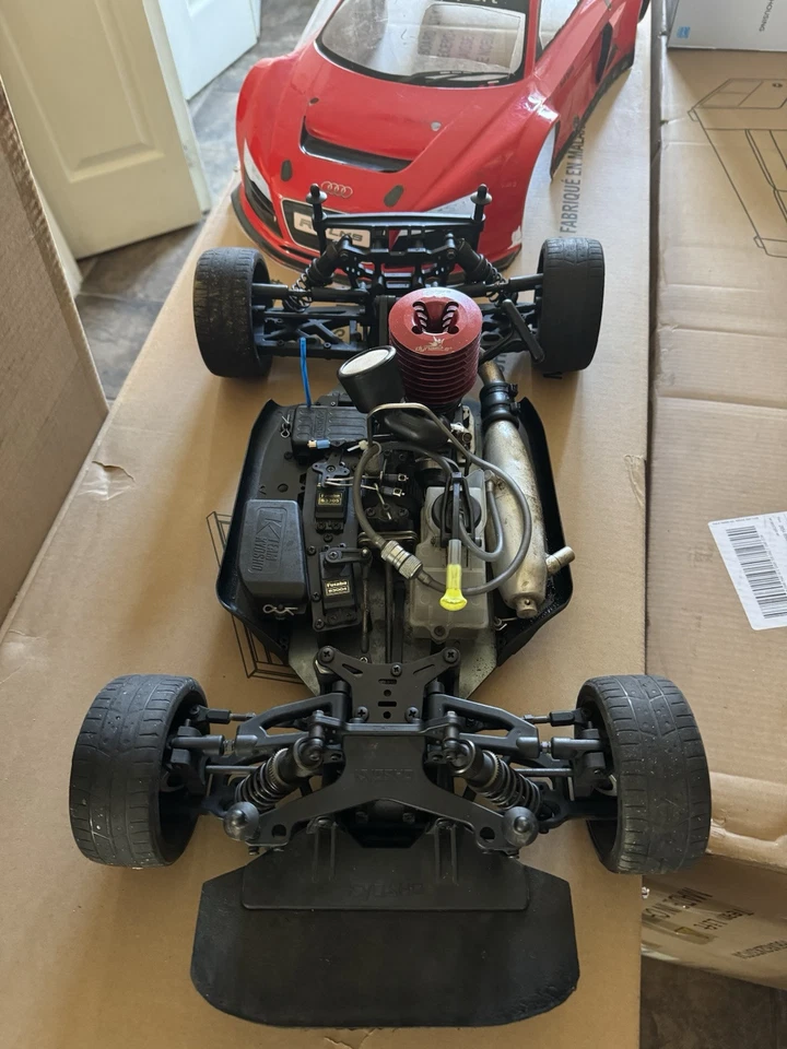 Kyosho Inferno GT2 Audi ReadySet On-Road RTR Nitro Car - Image 3 of 4