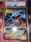 Pokémon Reshiram & Charizard GX Double Blaze Holo Japanese PSA 10
