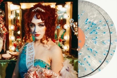 Chappell Roan Rise & Fall Of A Midwest Princess UK CLEAR w/ BLUE SPLATTER Vinyl