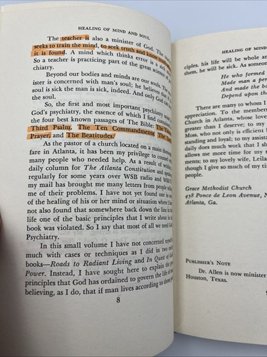 God's Psychiatry Hardcover Charles L. Allen 1953 - Bild 6 von 6