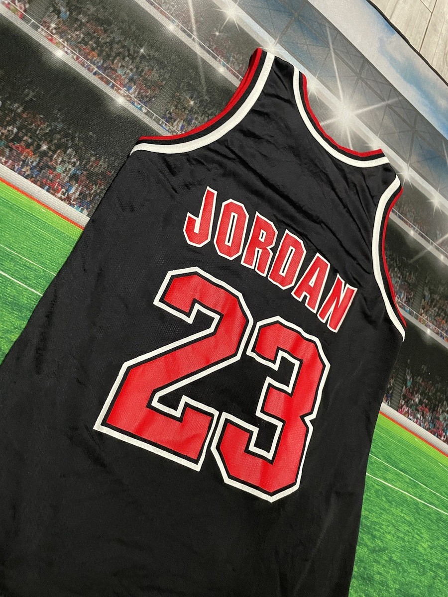 Vintage Champion Michael Jordan #23 Chicago Bulls Black Jersey