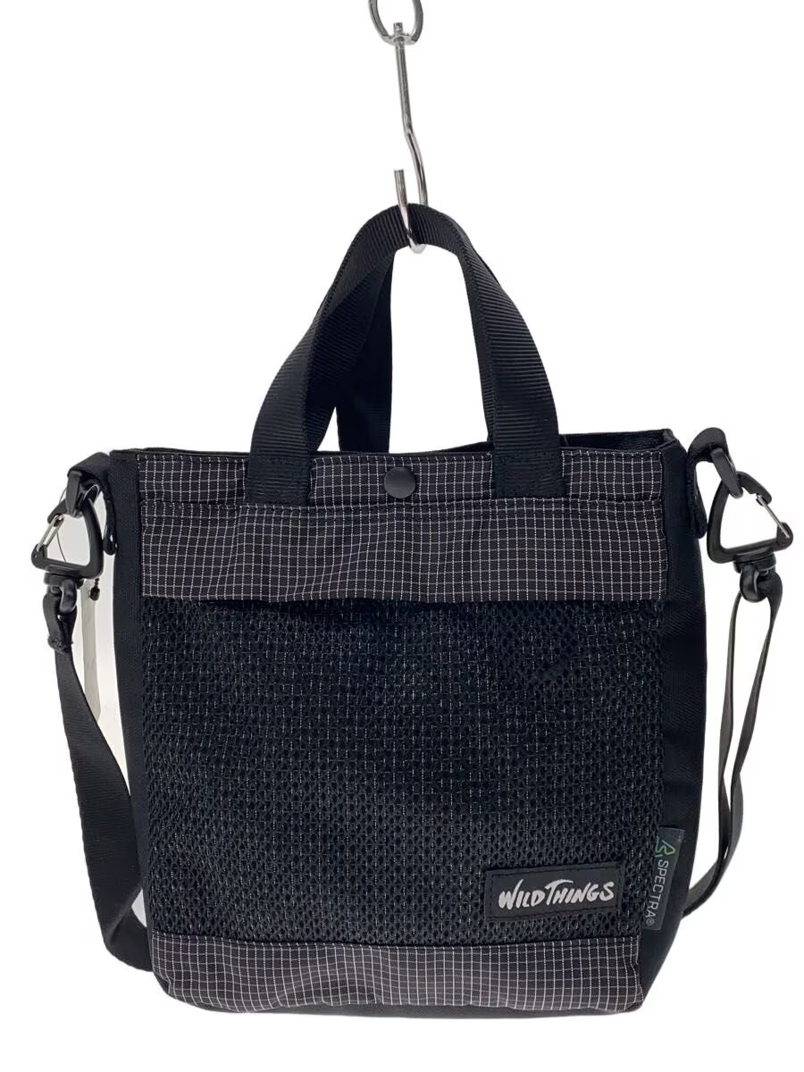 WILDTHINGS Mesh Shoulder Bag, Polyester, Black - image 1