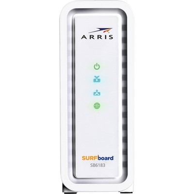 ARRIS SB6183 Cable Modem DOCSIS 3.0 16x4 Gigabit 1 Gbps Port 400 Mbps Max Speed