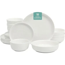 Porcelain Chip and Scratch Resistant Dinnerware Set Plates and Bowls Dishes Sets