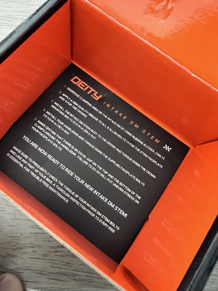 Deity Intake Stem 31.8 Platinum Machined Alloy DH / Dual Crown Bike Stem - Image 2 of 4