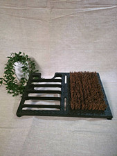 Cast Iron Boot Jack Shoe Scraper Brush 3 in 1 Outdoor Mud Cleaner Vintage NEW