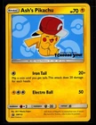 Ash's Pikachu - SM113 Normal SM Promos Promo NM TCG Pokemon Pikachu 0425#52