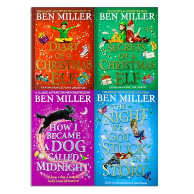 Ben Miller Christmas Adventure Series Collection 4 Books Set, Diary | Ben Miller