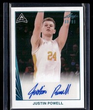 2021-22 Leaf Memories - 1990 Base Autographs Platinum #BA-JP1 Justin Powell #/99