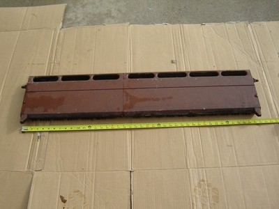 Vintage 3 1/2ft Cast Iron Baseboard Radiator Floor Standing 10'' H x 2-1/2'' Deep