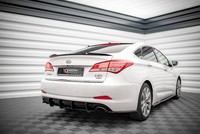 Maxton Design Heckspoiler Lippe Passend FüR Hyundai I40 Mk1 Schwarz Hochglanz
