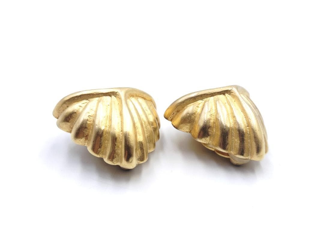 Givenchy Gold Triangular Earrings, Retro Fashion,… - image 4