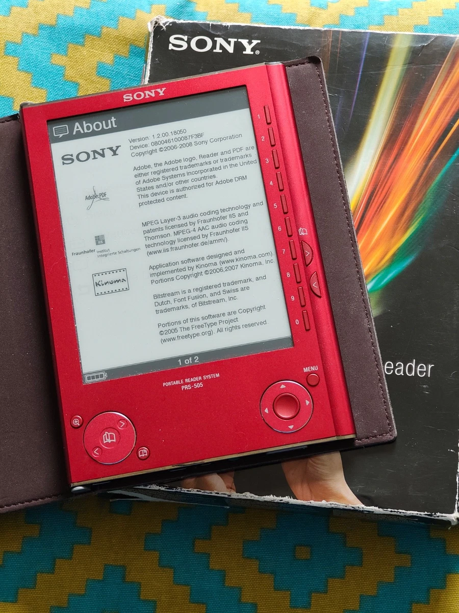 SONY Portable Reader System PRS-505 本体 Las mejores ofertas en Sony Prs 505 | eBay