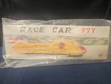 VINTAGE 1950s WYNN'S 777 FRICTION TOY RACE CAR TRADEMARK MADE IN JAPAN 8" NEW 🔥