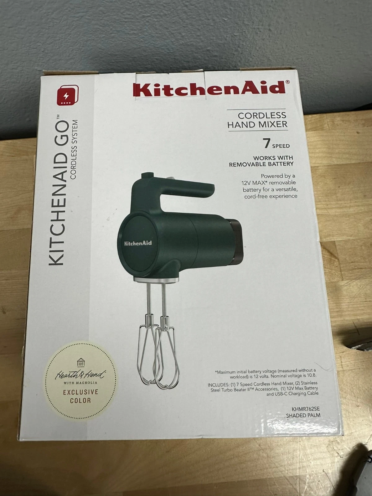 KitchenAid KHMR762SE Cordless 7 Speed Hand Mixer Shaded Palm NEW!
Opens in a new window or tab
