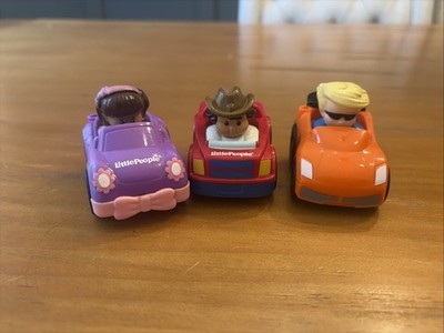 Fisher-Price Little People Wheelies lot of 3