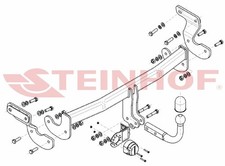 Anhängerkupplung passend für KIA Optima 2016-2020 starr