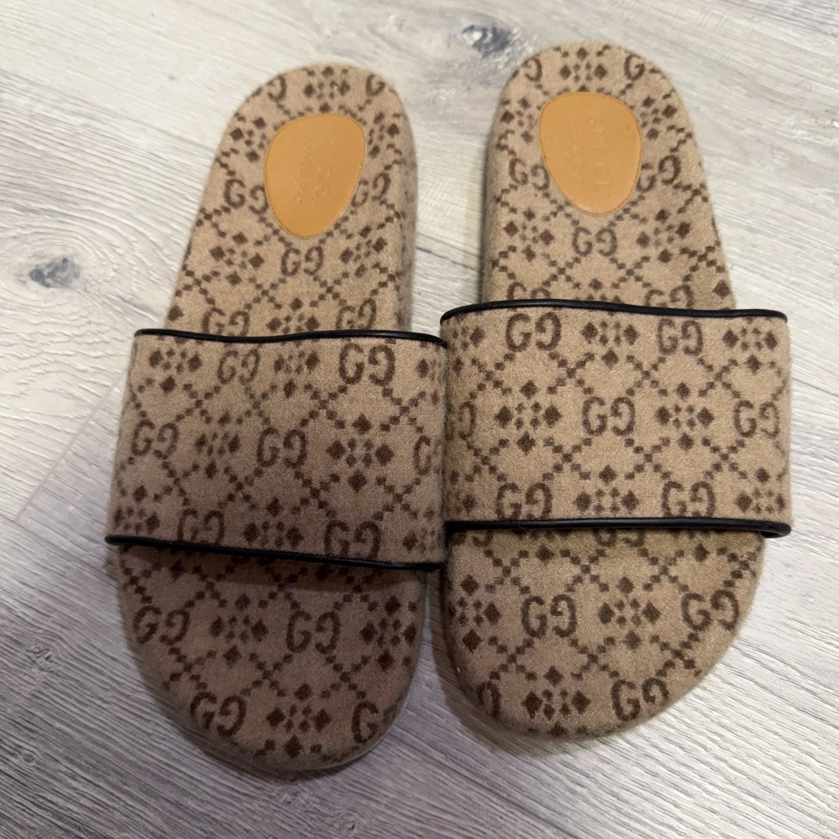 Gucci Brown Slide Sandals for Men for sale | eBay