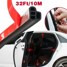 32.8ft 10m Universal Car Door Rubber Weather Seal Hollow Strip Weatherstrip
