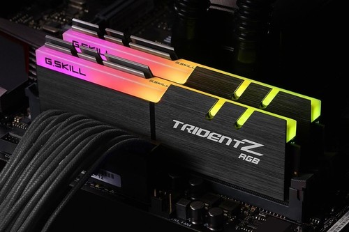 G.Skill compatible Trident Z RGB für AMD, DDR4-3200, CL16-16 GB Dual-Kit, schwar - Picture 2 of 4