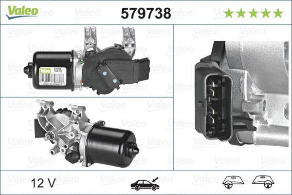 Wischermotor Renault Clio Ii,Iii 06.01-08.16 Vorne-image