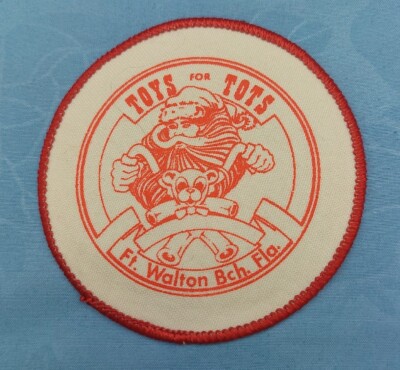 RARE TOYS FOR TOTS FT. WALTON BEACH, FLORIDA PATCH BRAND NEW | eBay