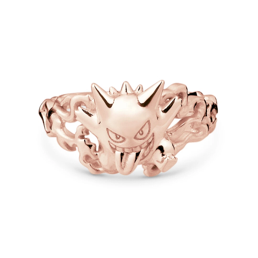 Pokemon Gengar Ring 18k pink gold U TREASURE Luxury Beautiful