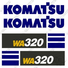 Fits Komatsu WA320-8 Decal Set Wheel Loader Decals (WA 320-8)