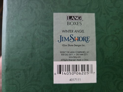 Jim Shore "Winter Angel" 3 Decorative Stacking Nesting Christmas Lang Boxes 2007 - Picture 9 of 22
