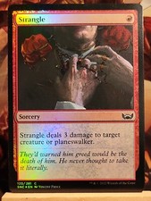 Strangle Foil NM Streets of New Capenna SNC MTG Magic the Gathering Near Mint 