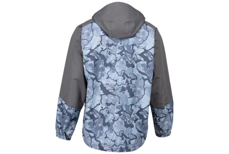 HUK Grand Banks Current Erie Camo Rain Suit Jacket Size Medium