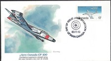 🍁Canada  #873      AVRO - CF 100     Brand New  1980  Fleetwood Cover