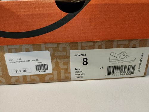 Propet Womens Shoes Olivia WPRX25 Taupe, New With Box Size 8 M, Hook & Loop - Picture 8 of 13