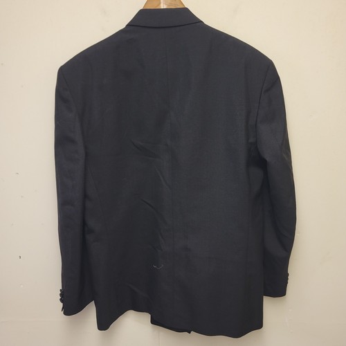 Centaur Mens 42R W34 L31 2 Piece Tuxedo Suit Wool Black Vintage Dinner - Picture 8 of 17