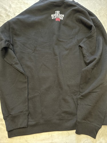 The Marathon Abbigliamento Felpa TMC Bandiera Natale Tempo Uomo Taglia XL - Foto 4 di 6