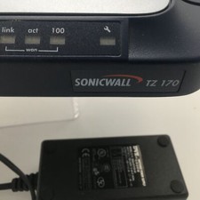 Sonicwall tz 170 unrestricted apl11-029 5-port vpn firewall, 101-500072-07 rev.