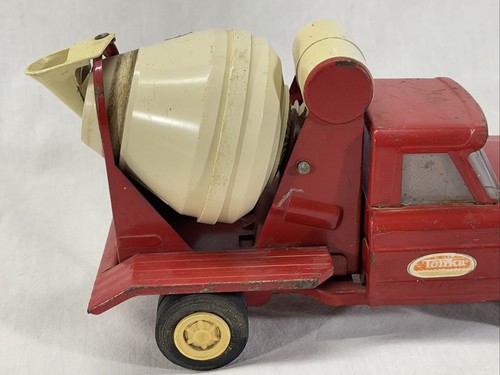 Vintage 1960's Tonka Toys / Mini-Tonka Cement Mixer - No. 77 - Missing Bumper - Picture 13 of 15