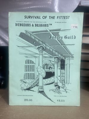 1979 Dungeons & Dragons SURVIVAL OF THE FITTEST: Judges Guild No 95