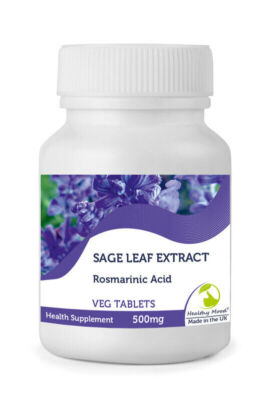 Sage Leaf Extract 500mg Tablets - 120 tablets BOTTLE