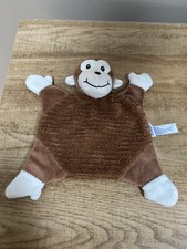 BABIES R US Brown Monkey Security Blanket Lovey Baby Toy Crinkle Plush Stuffed